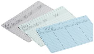 Ruf-und Adernummernkarte A5 R&M