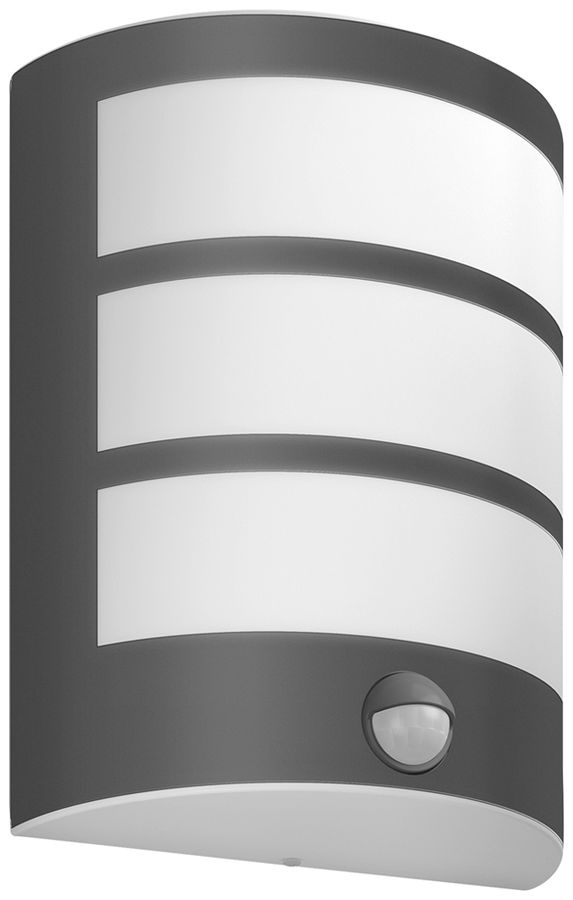 Applique LED Philips Python IR SEN 3.8W 800lm 827 IP44 antracite