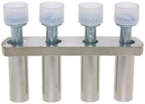 Connexion transversale Woertz 81548/4, 4L, pour borne de jonction série 3425