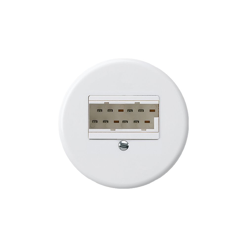 Inserto per scatola INC basico 2×TT83 bianco