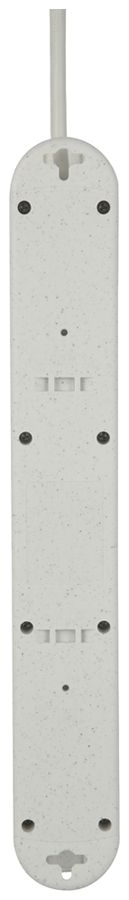 Presa multipla Re:Life 10A con interruttore ACC/CHIUS 6×T13 3×USB 1.8m bianco