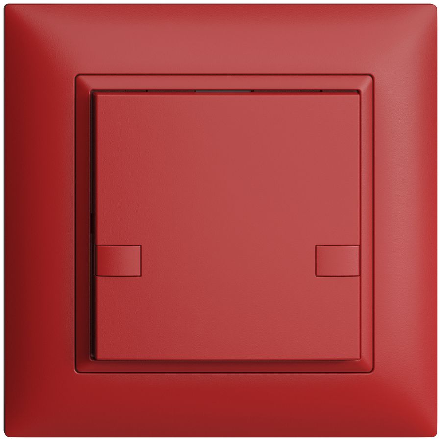 Poussoir ENC KNX 1× EDIZIOdue colore berry RGB sans LED