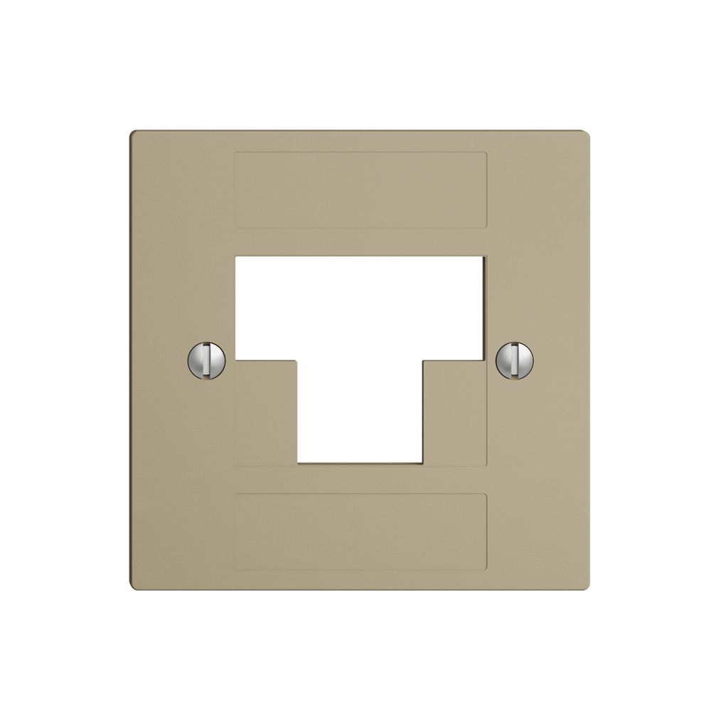 Frontplatte 2×RJ45 ITplus EDIZIOdue sand