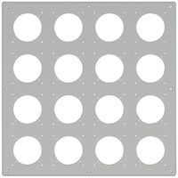 UP-Kopfzeile ELEMENT SNAPFIX® 4×4 425×425mm aluminium