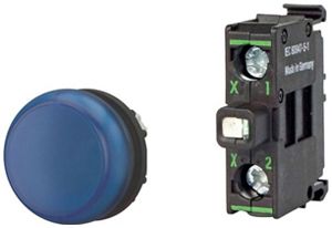 Avvisatore luminoso Eaton RMQ-Titan M22-L-B-LEDC230 85…264VAC blu IP67/IP69K