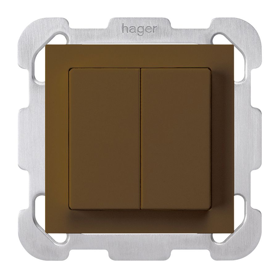 Interruttore INC kallysto 1/3+3/1P marrone