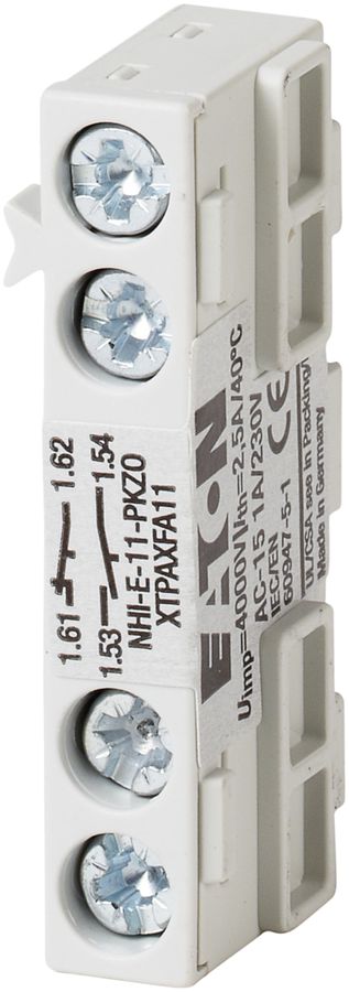 Bloc de contacts auxiliaires ETN 1F+1O