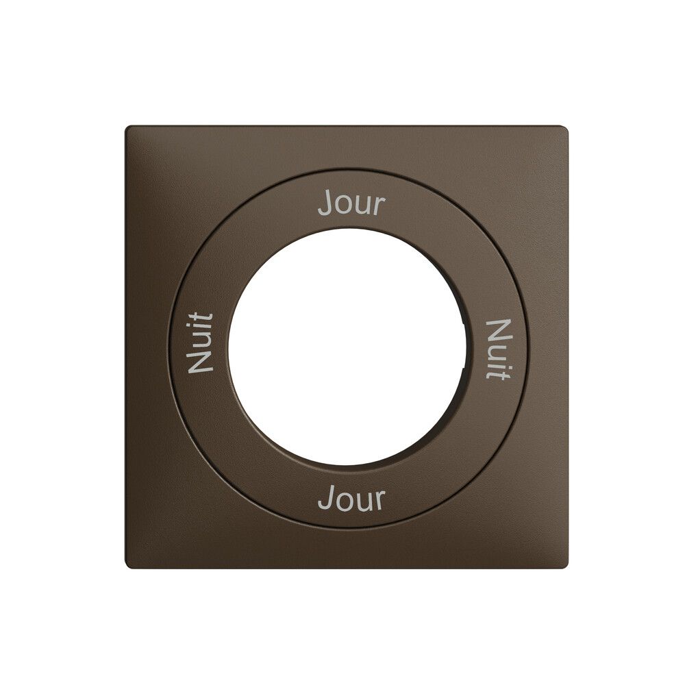 Kit frontal Nuit-Jour-Nuit-Jour EDIZIOdue 60×60mm coffee