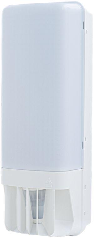 PIR-Aussenleuchte Swisslux AL1 60W E27 weiss