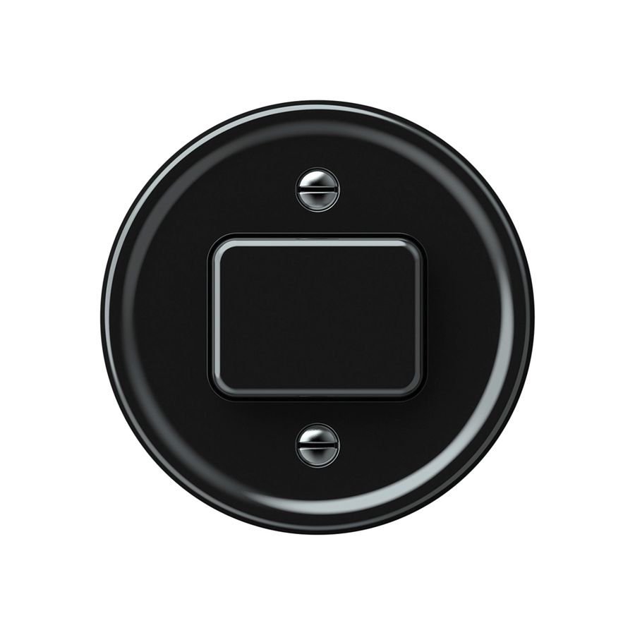 Interruttore a pulsante origin sch 6 60×60mm nero