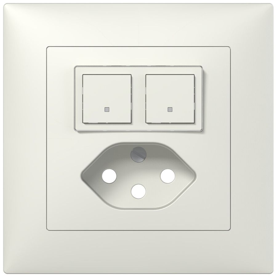 Kit montaggio INC ABB Sidus B bianco per sens./att.+T13 free@home