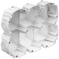 Hohlwanddose AGRO Quickbox H1 3×2 Ø83mm halogenfrei weiss