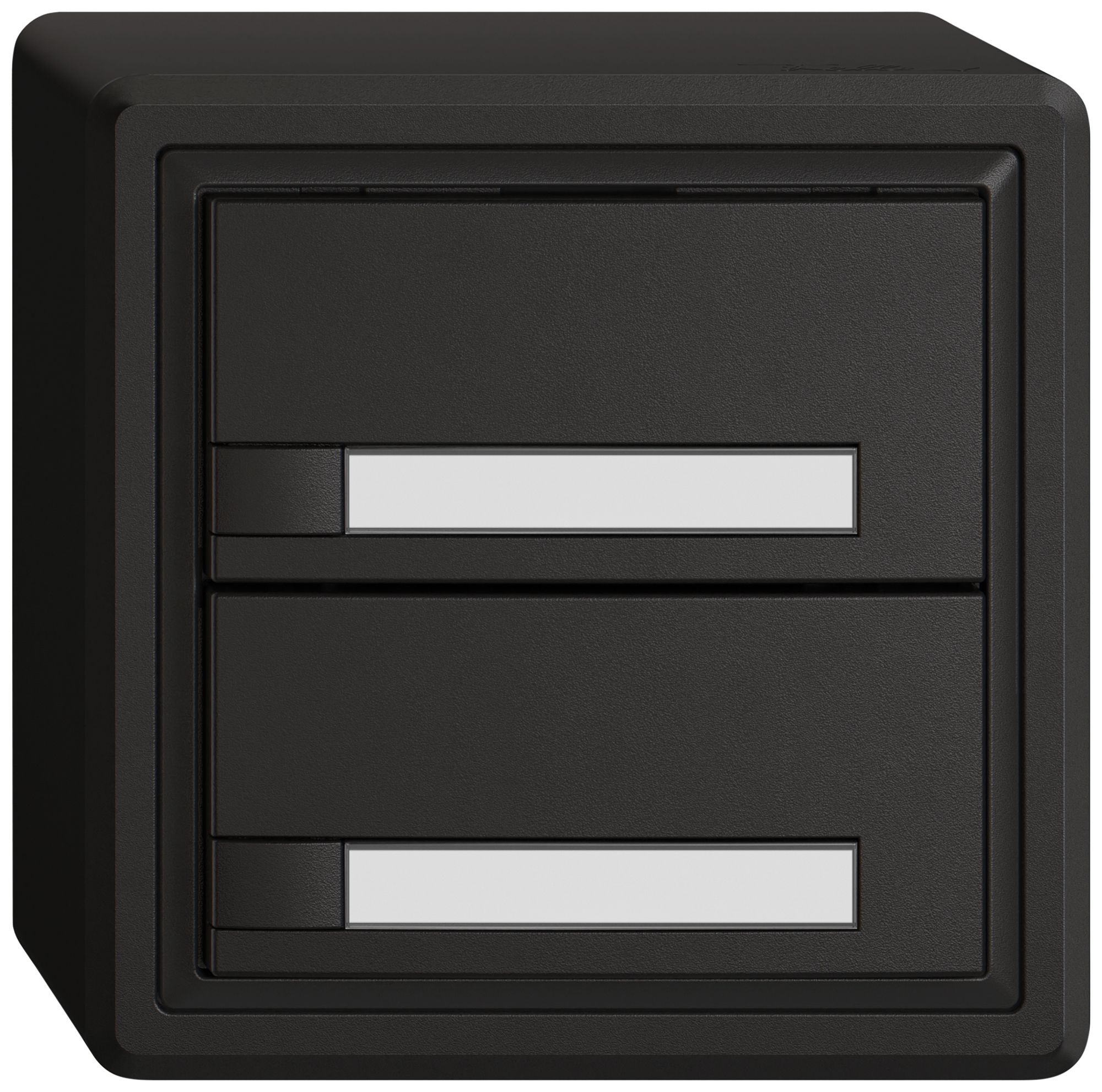 AP-Universaltaster EDIZIO.liv UNI SNAPFIX® 12…48V o.LED 2× 1-Tbed.Pap.sz