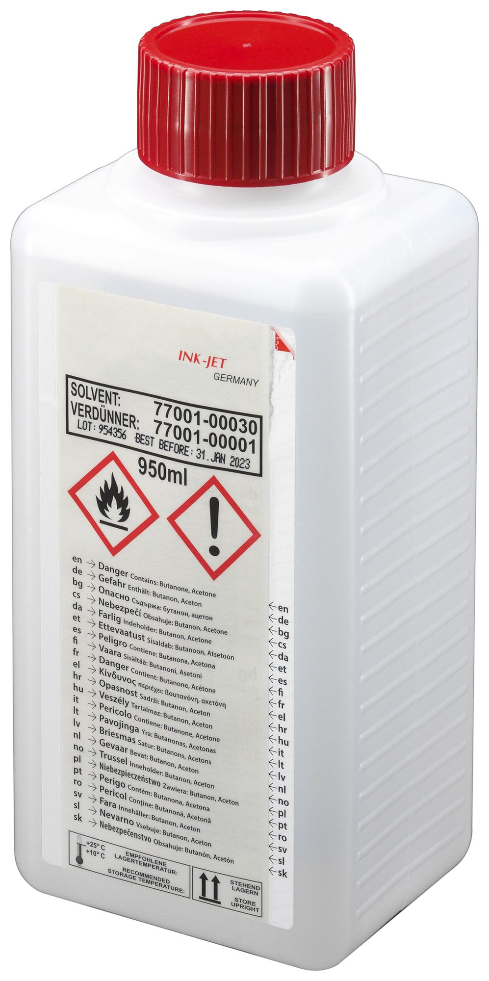 Diluant Rittal AS 4051.033 pour Wire Terminal méthyléthylcétone 950ml