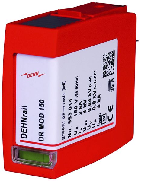 Scaricatore di sovratensione DEHN/elvatec SE DR MOD 150V 2kA