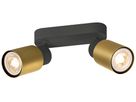 Spot SLV PURI 2.0 Tube CW GU10 2×6W VAR 150×42×138mm noir/or