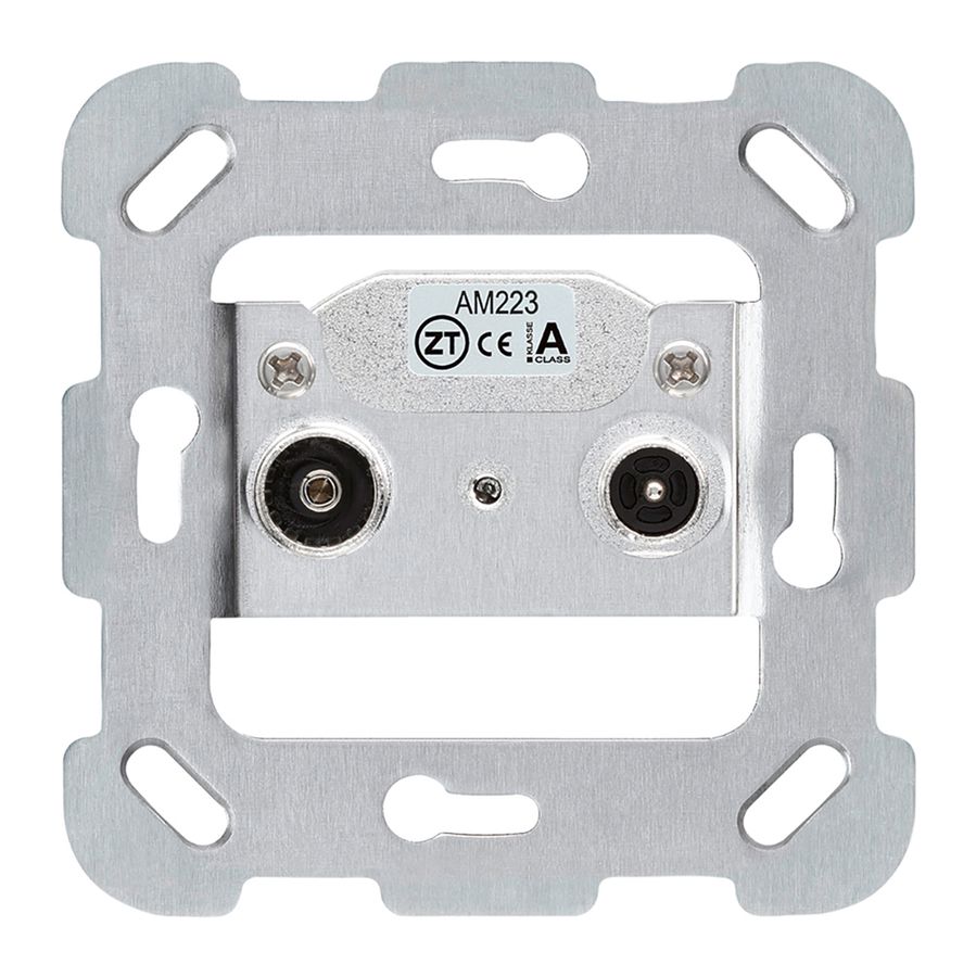 Einsatz zu Antennendose Hager R/TV Bauart F 23dB 2GHz