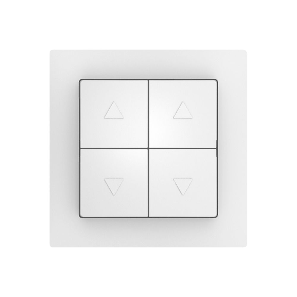 Pulsante per tapparella INC SIDUS E bianco lucido 2 canali