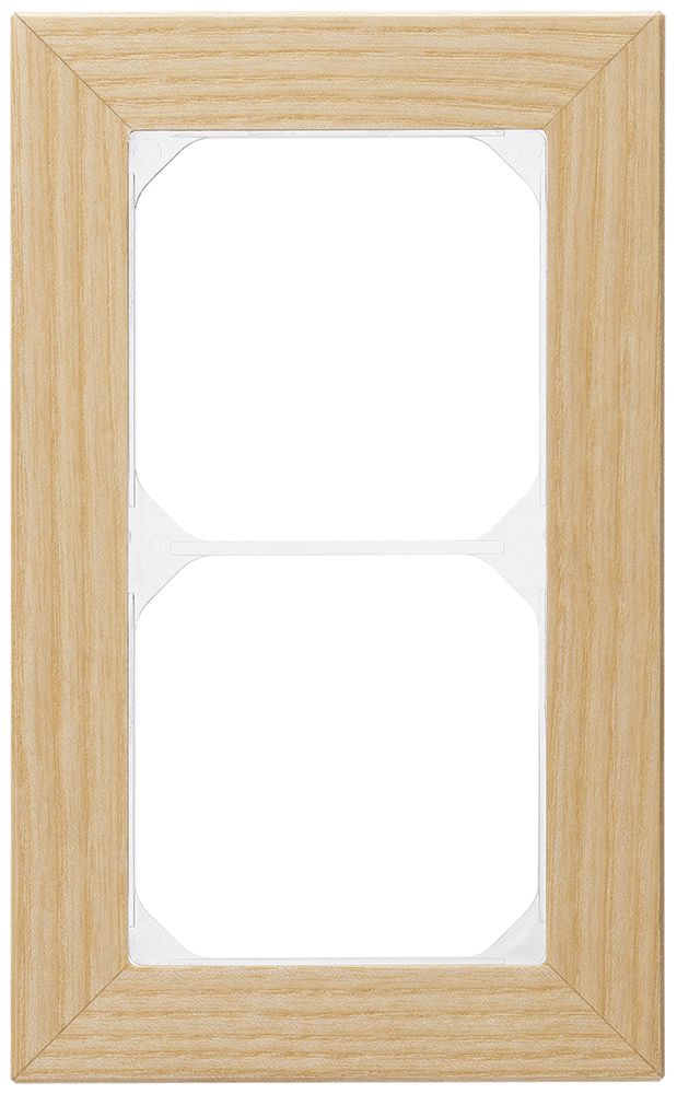 Abdeckrahmen KAL.art 2×1 154×94mm Esche