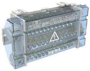 Klemmenblock Legrand, 4-polig, 160A, 14 Klemmstellen