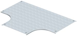 T-Deckel MKS B=400mm Zink-Al-beschichtet