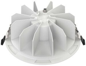 Downlight LED SLV DOWNLIGHT P230 20W 2130…4670lm 3000K IP54 WB Ø200mm blanc