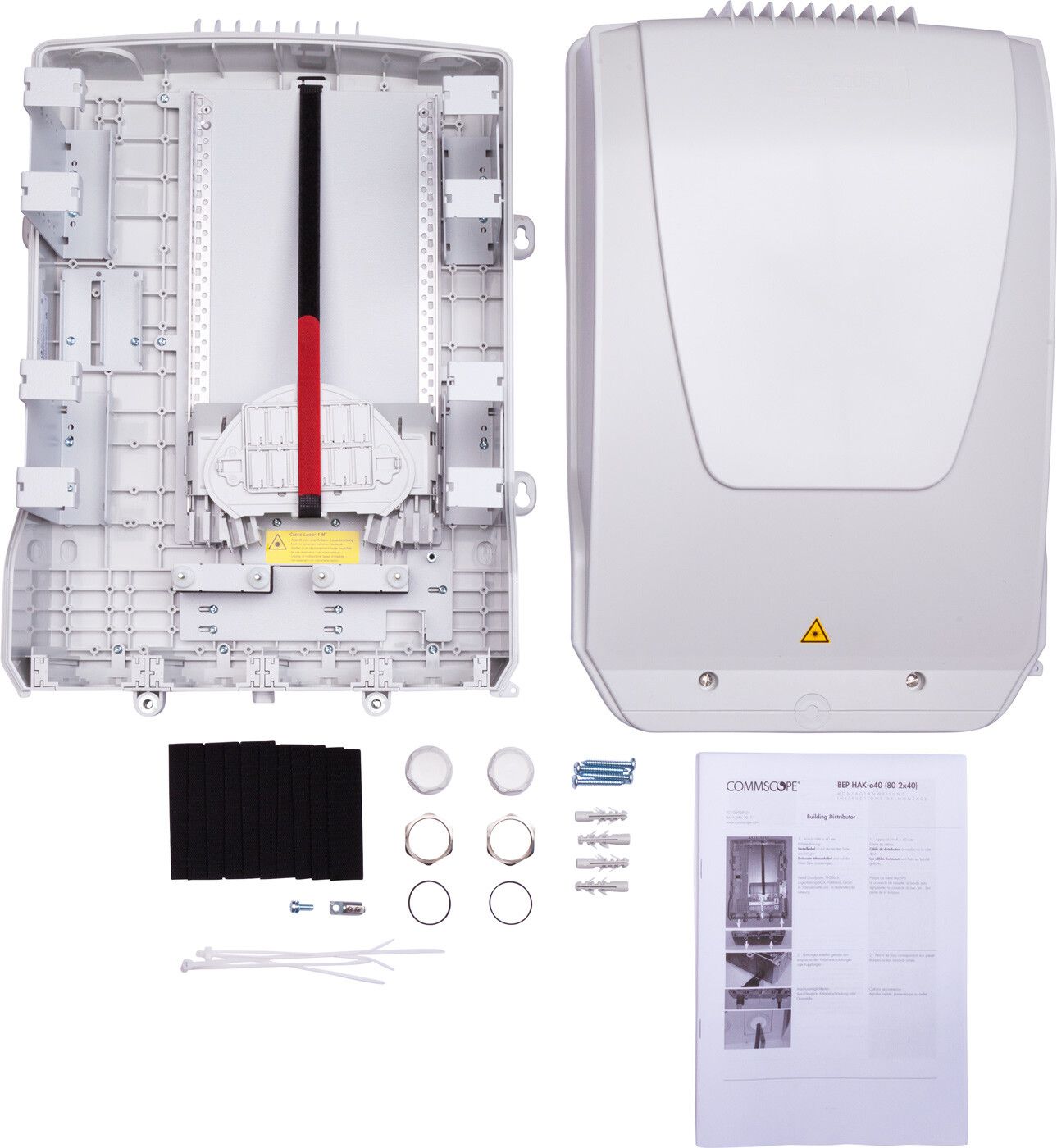 HAK o 40 V2, vollbestückt  mit 40 Spleisskassetten