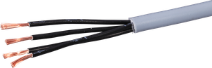 Steuerkabel LiYY 4×1mm² nummeriert grau