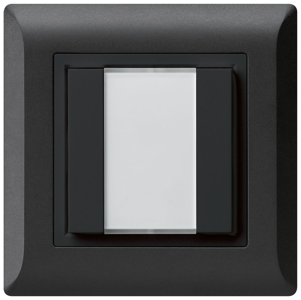 UP-Universaltaster 2×kallysto.line mit LED schwarz