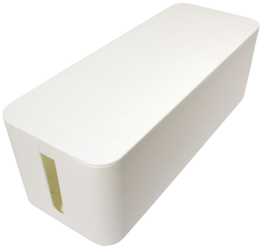 Kabelschutz-Box VALUE, 407×157×134mm, Kunststoff weiss