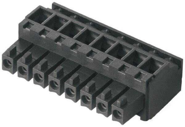 Buchsenstecker Weidmüller BCZ geschlossen 3.81mm 10L verzinnt schwarz
