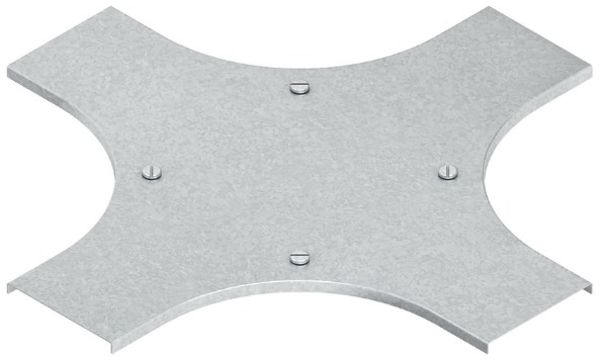 Couvercle Niedax p.pièce en croix p.KR, l=204mm a.système d.fermeture, ac.zingué