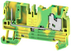 Borne de terre joignable WM SPGTB 2.5 PE 2C/1 2.5mm² 2×1 DIN35 vt-jn