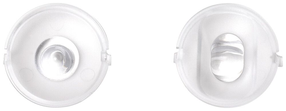 Linsenabdeckung ESYLUX ELH-2 für AP-Variante Ø32×6mm weiss