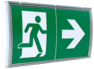 Luminaire de voie de secours LED AWPX-W-411-AT 3.2W 1h 320×168×68mm