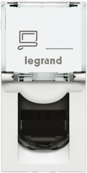 EB-Dose MOS STP 1×RJ45 weiss Kat.6 1 Modul