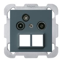 UP-Antennendose R/TV-Daten kallysto HMS B 2GHz 10.5db anthrazit