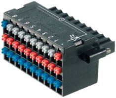 Buchsenstecker Weidmüller BL-I/O Flansch 3.5mm 30L verzinnt schwarz