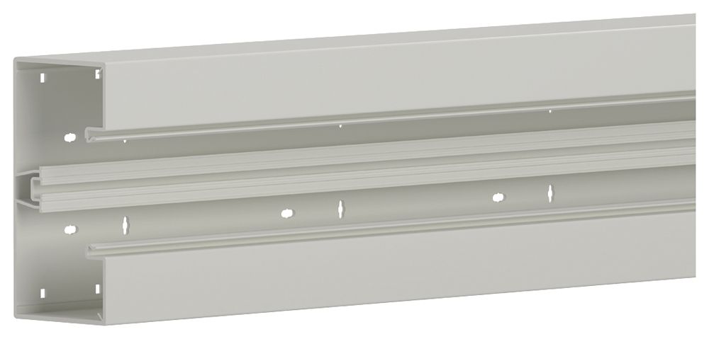 Canal d'allège tehalit BR 85×170mm, couvercle 80mm, blanc trafic