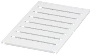 Carte de marquage PX UC-TM 8 blanc pour bornes 8.2mm taille 7.6×10.5mm