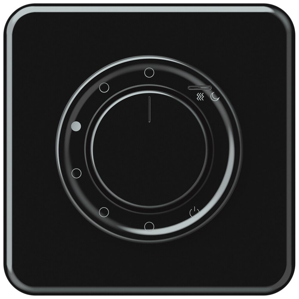 UP-Raumthermostat origin An/Aus 230VAC 16A 92×92mm schwarz