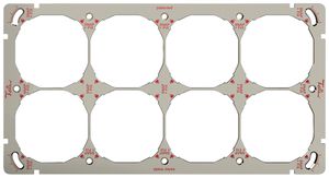 En-tête ENC horizontal 8 parties a.système de fixation SNAPFIX®