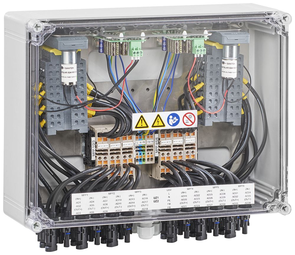 Generatoranschlusskasten WM GAK PVC DC 2I 1O 6MPP RD WM4 1.1kV