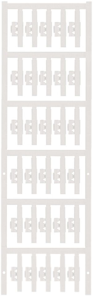 Marqueur de conducteur Weidmüller MultiCard SFC p.Ø2…3.5mm 30×5.8mm PA66 blanc