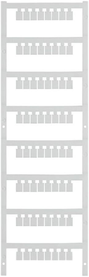 Klemmenmarkierer Weidmüller MultiFit 8×6mm Siemens PA66 weiss
