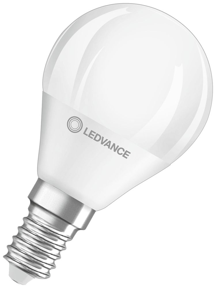 Lampada LED LEDVANCE CLAS P E14 4.9W 470lm 2700K REG Ø45×82mm opaco