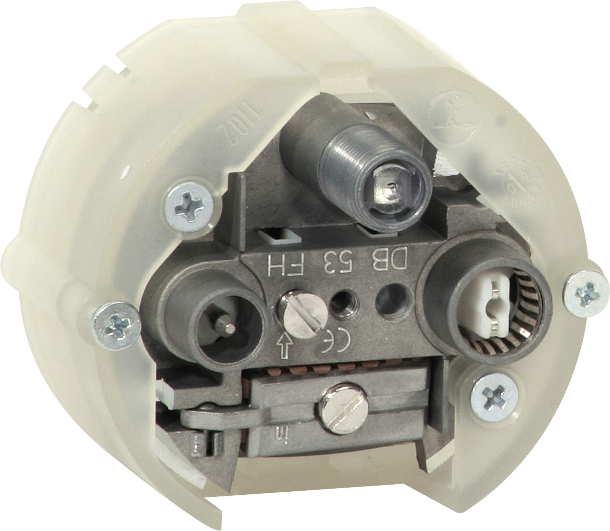 Stichdose SAT/TV/R DB53K isoliert mit SAT-F-Anschluss