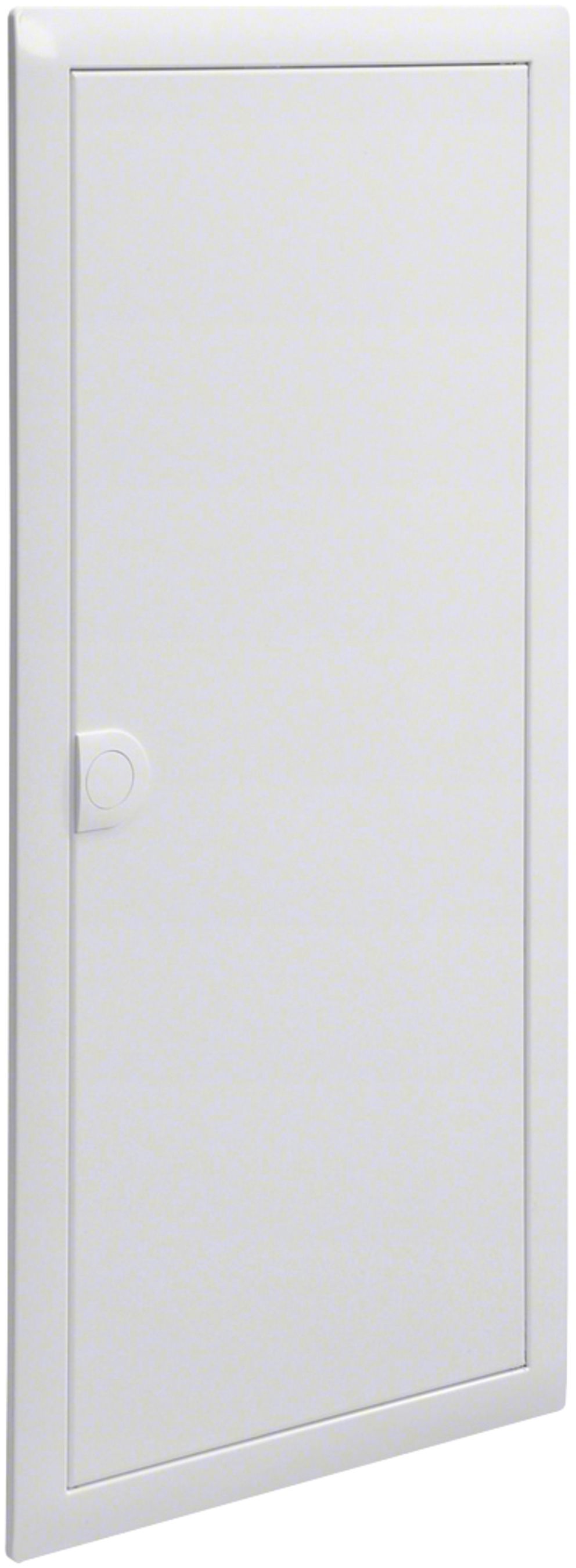 Blendrahmen mit Tür Hager volta 4-reihig 348×755×9mm IP30 reinweiss