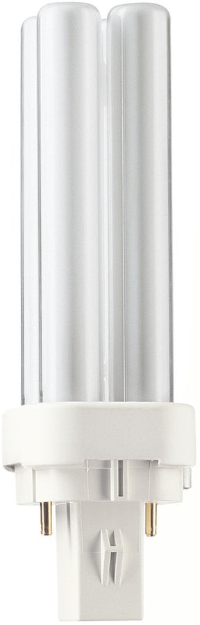 Kompakt-Fluoreszenzlampe Philips G24d-1 10W/827