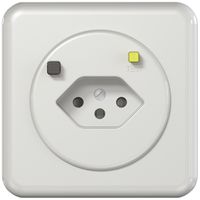 UP-FI-Steckdose CLASSIC B T13 30mA, shutter, weiss